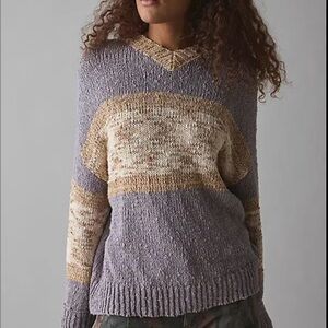 SOLD OUT NWOT BDG Van Striped Oversized V-Neck Dad Sweater